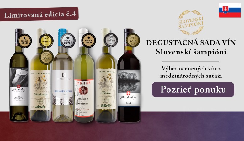 Degustačná sada vín - Slovenskí šampióni 2023